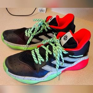 Men's Gently Used Adidas Mid Tops, Size 9